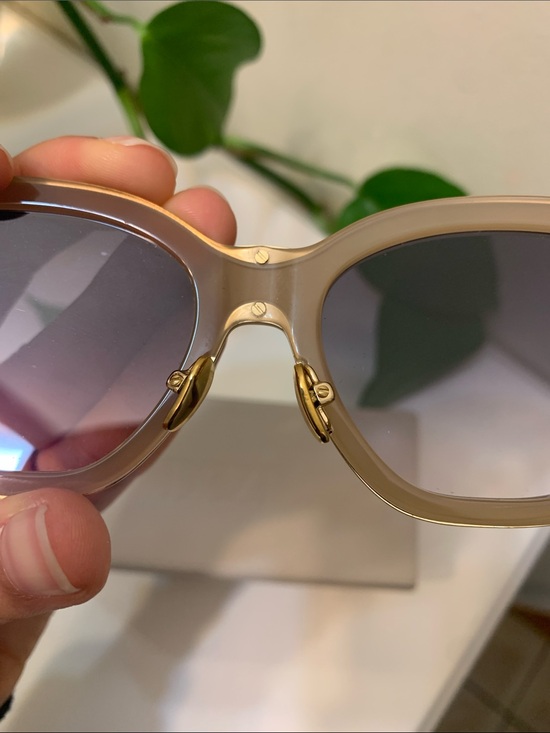DEZI Gold Cateye Sunglasses Charge It style with Glasses Case main image 6
